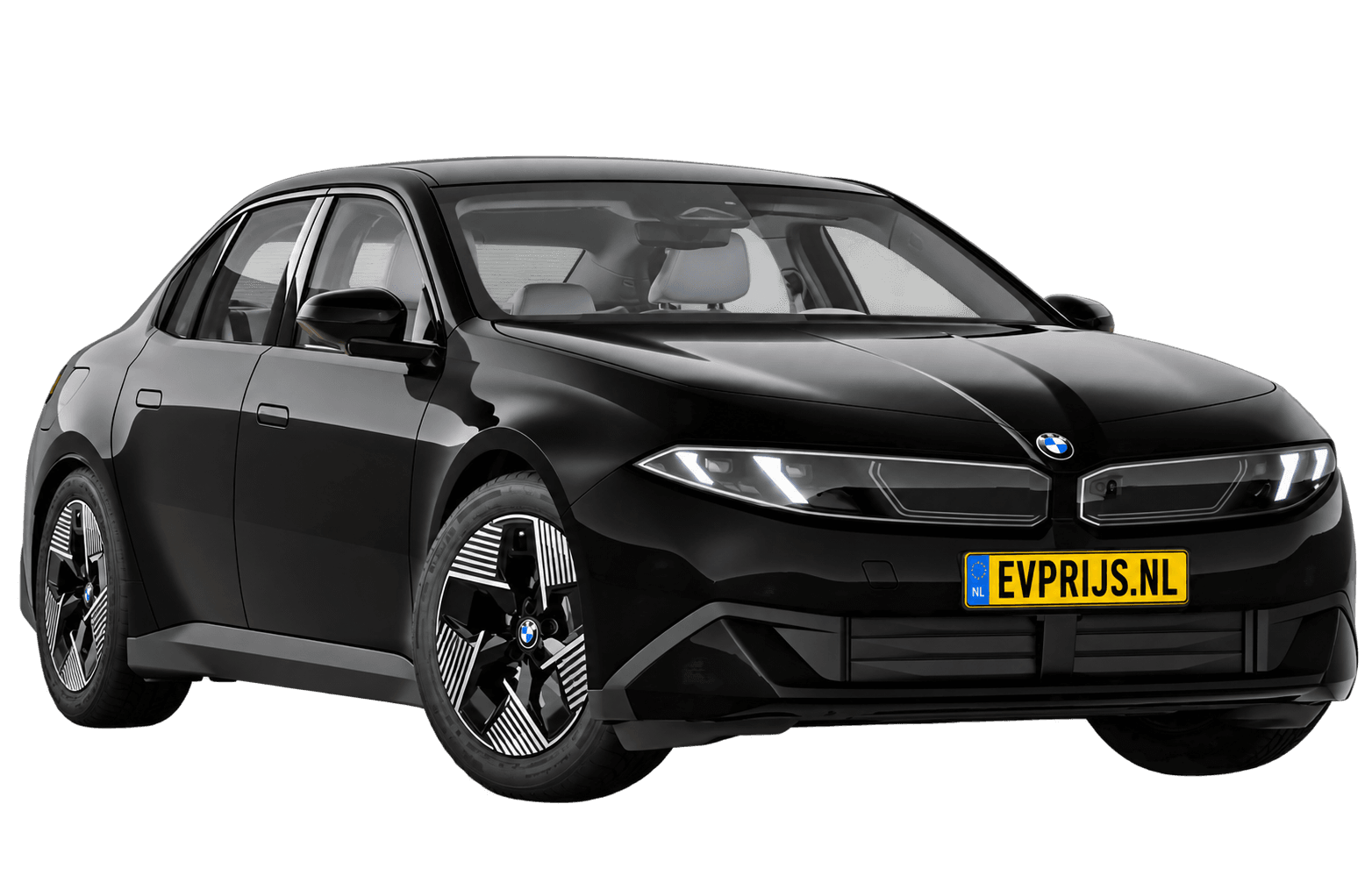 AI-bewerking (Imagegen) van officieel BMW Nederland-configuratorbeeld: i3 Sedan in Saphirschwarz metallic; kleurverzadiging, uitvoering en velgen kunnen afwijken., beeld 8