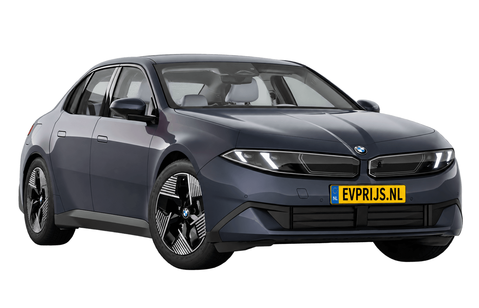 AI-bewerking (Imagegen) van officieel BMW Nederland-configuratorbeeld: i3 Sedan in Polarized Grey; kleurverzadiging, uitvoering en velgen kunnen afwijken., beeld 10