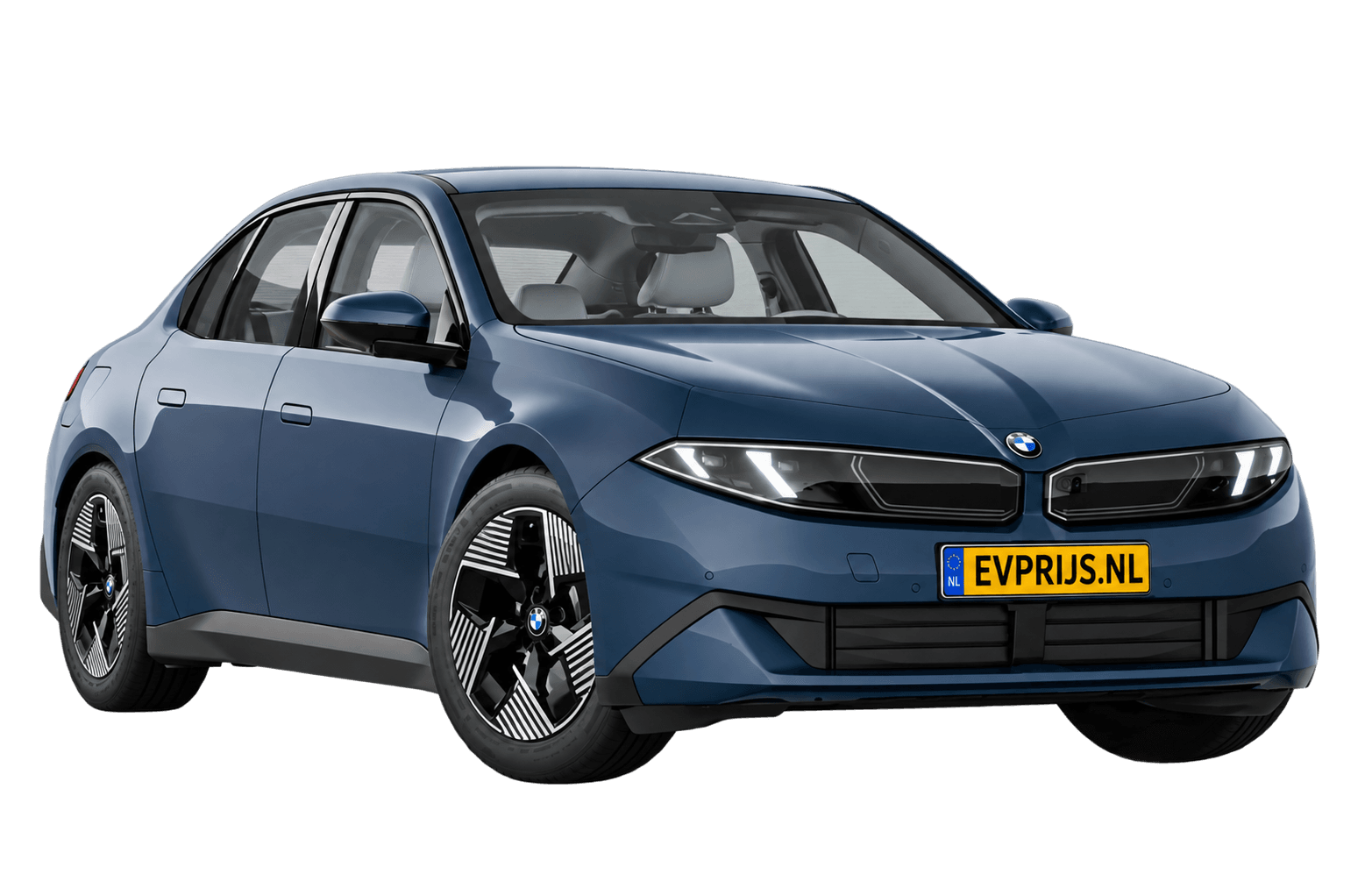 AI-bewerking (Imagegen) van officieel BMW Nederland-configuratorbeeld: i3 Sedan in Ocean Wave Blue; kleurverzadiging, uitvoering en velgen kunnen afwijken., beeld 11
