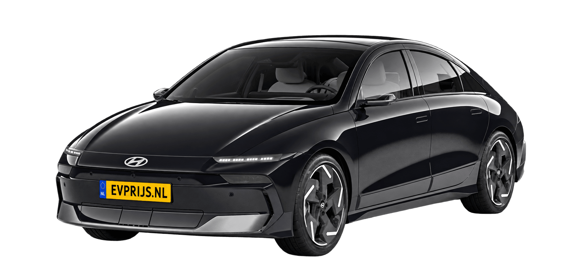 Hyundai IONIQ 6 · modelreferentie; lak, velgen en uitvoering niet exact geverifieerd, beeld 2