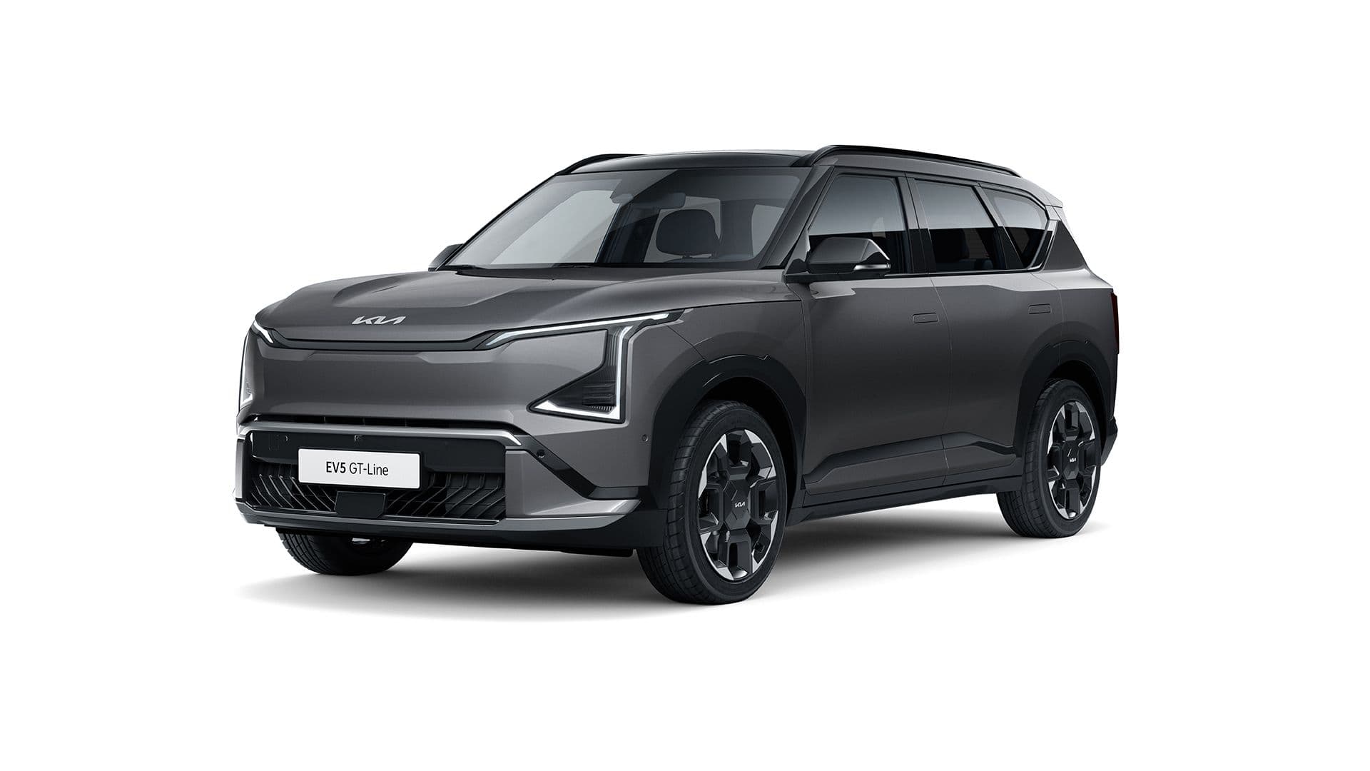 Kia EV5 tijdelijk modelbeeld; lak en uitvoering niet bevestigd, beeld 2