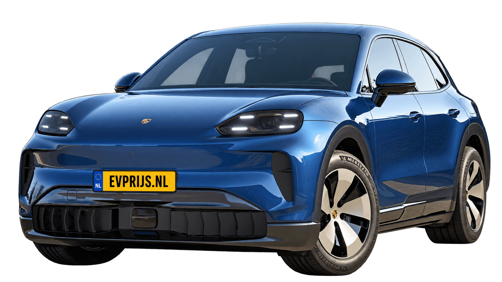AI-bewerking van origineel Porsche-configuratorbeeld in Napali Blue Metallic; uitvoering en velgen kunnen afwijken. Kleine randresten mogelijk., beeld 11