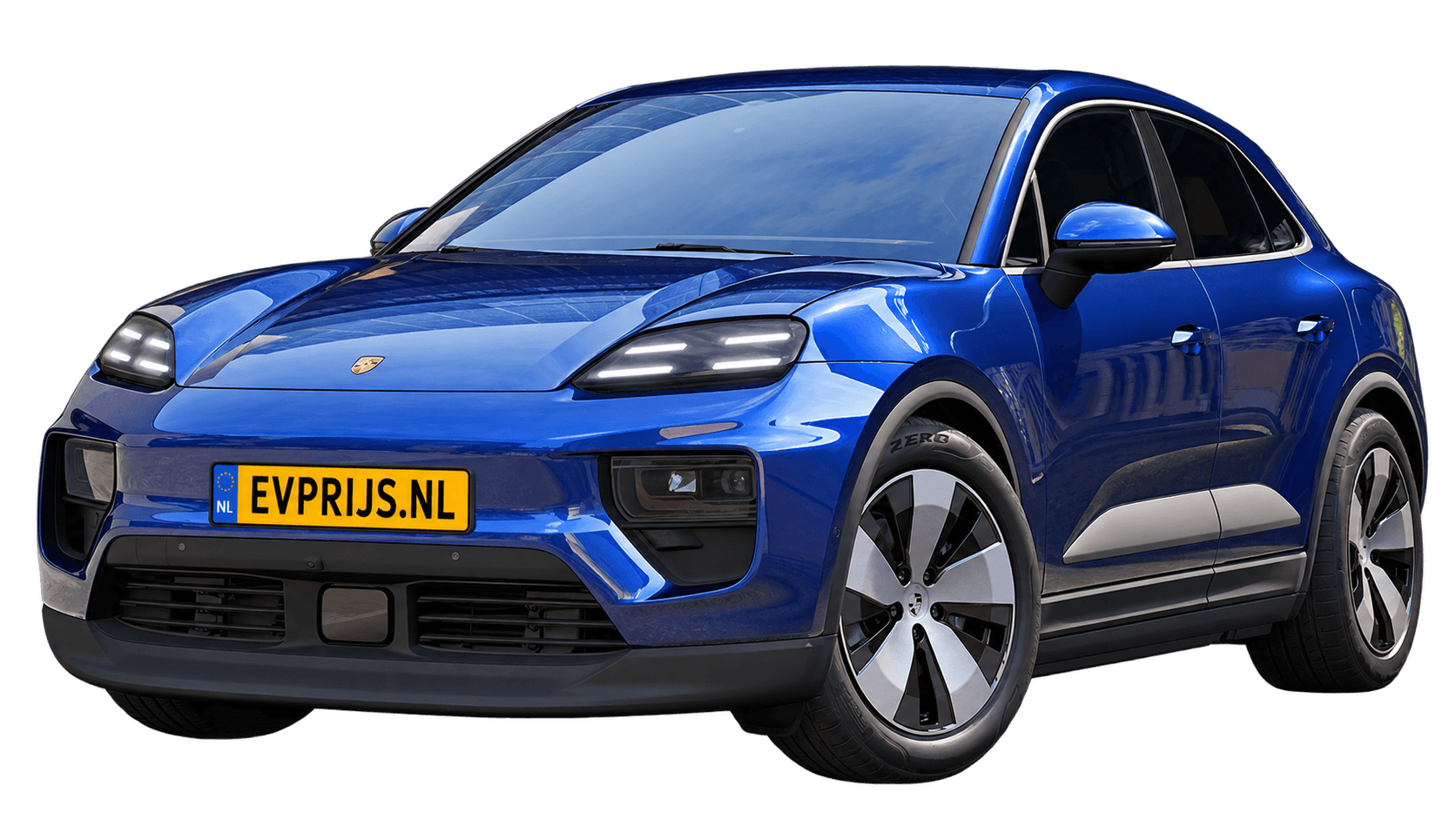 AI-bewerking van origineel Porsche-configuratorbeeld in Gentian Blue Metallic; uitvoering en velgen kunnen afwijken. Kleine randresten mogelijk., beeld 9