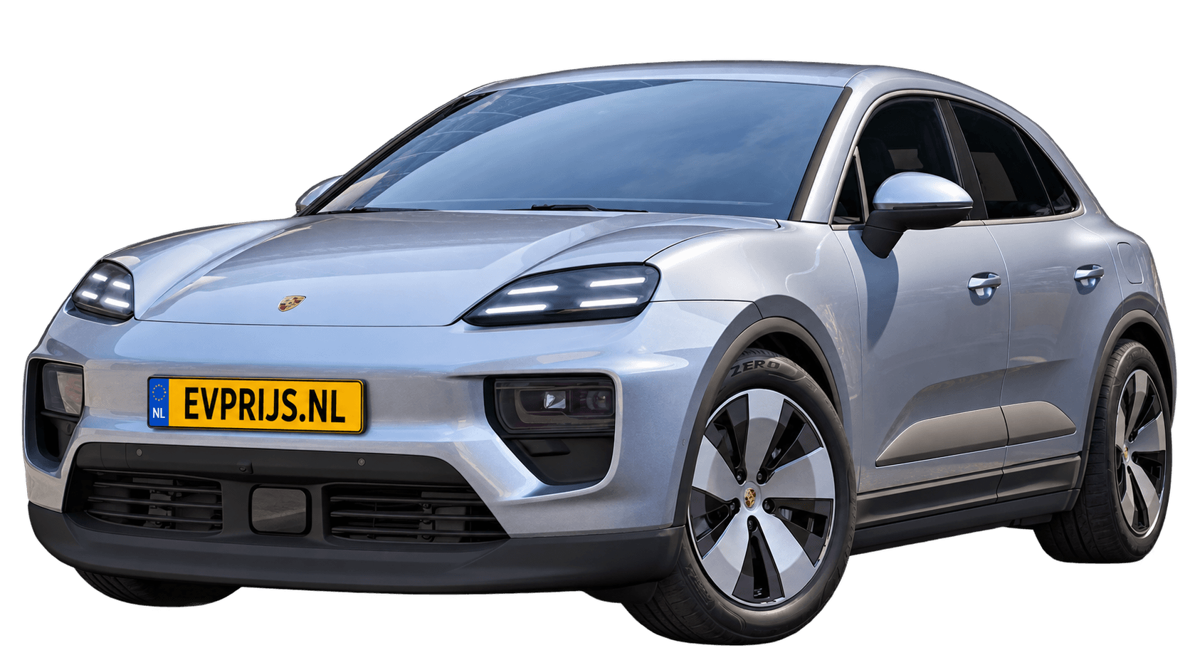 AI-bewerking van origineel Porsche-configuratorbeeld in Dolomite Silver Metallic; uitvoering en velgen kunnen afwijken. Kleine randresten mogelijk., beeld 8