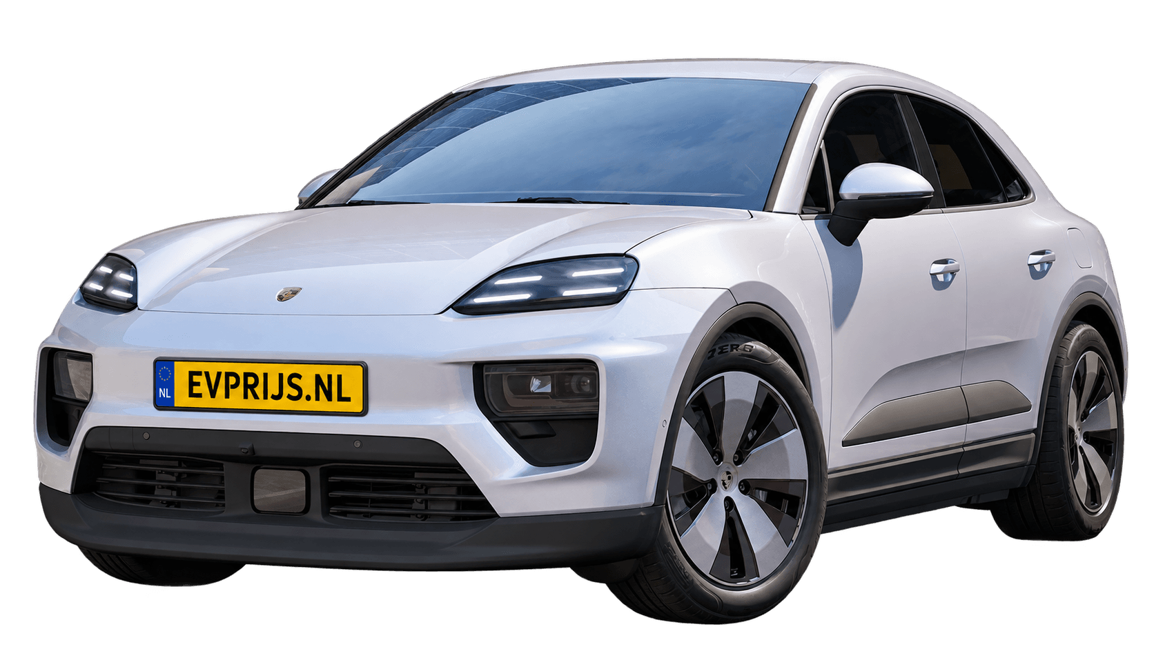 AI-bewerking van origineel Porsche-configuratorbeeld in Ice Grey Metallic; uitvoering en velgen kunnen afwijken. Kleine randresten mogelijk., beeld 6