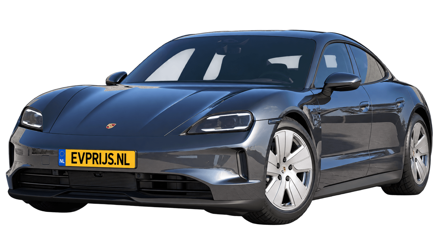 AI-bewerking van origineel Porsche-configuratorbeeld in Volcano Grey Metallic; uitvoering en velgen kunnen afwijken. Kleine randresten mogelijk., beeld 7