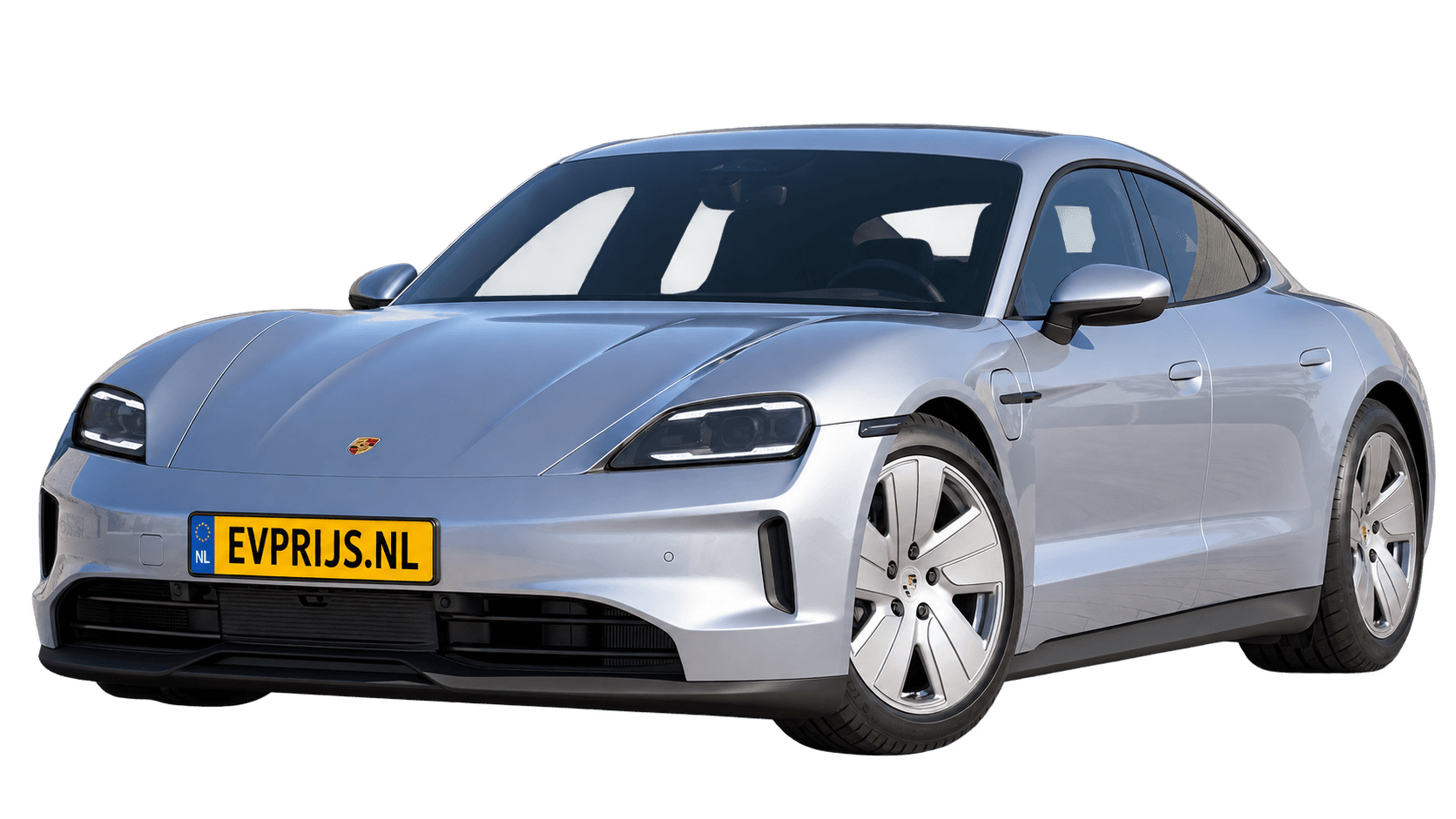 AI-bewerking van origineel Porsche-configuratorbeeld in Dolomite Silver Metallic; uitvoering en velgen kunnen afwijken. Kleine randresten mogelijk., beeld 8