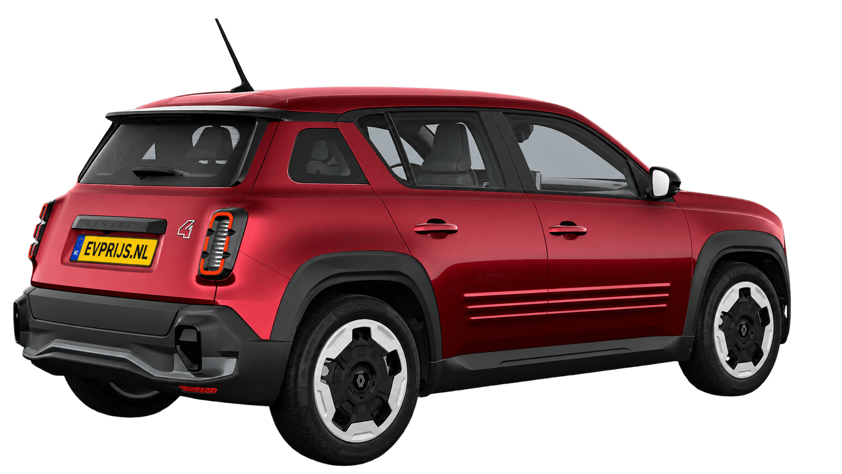 AI-bewerking van Nederlandse Renault-configurator: evolution 120 pk, rouge carmin, Jogging-wielen, beeld 2