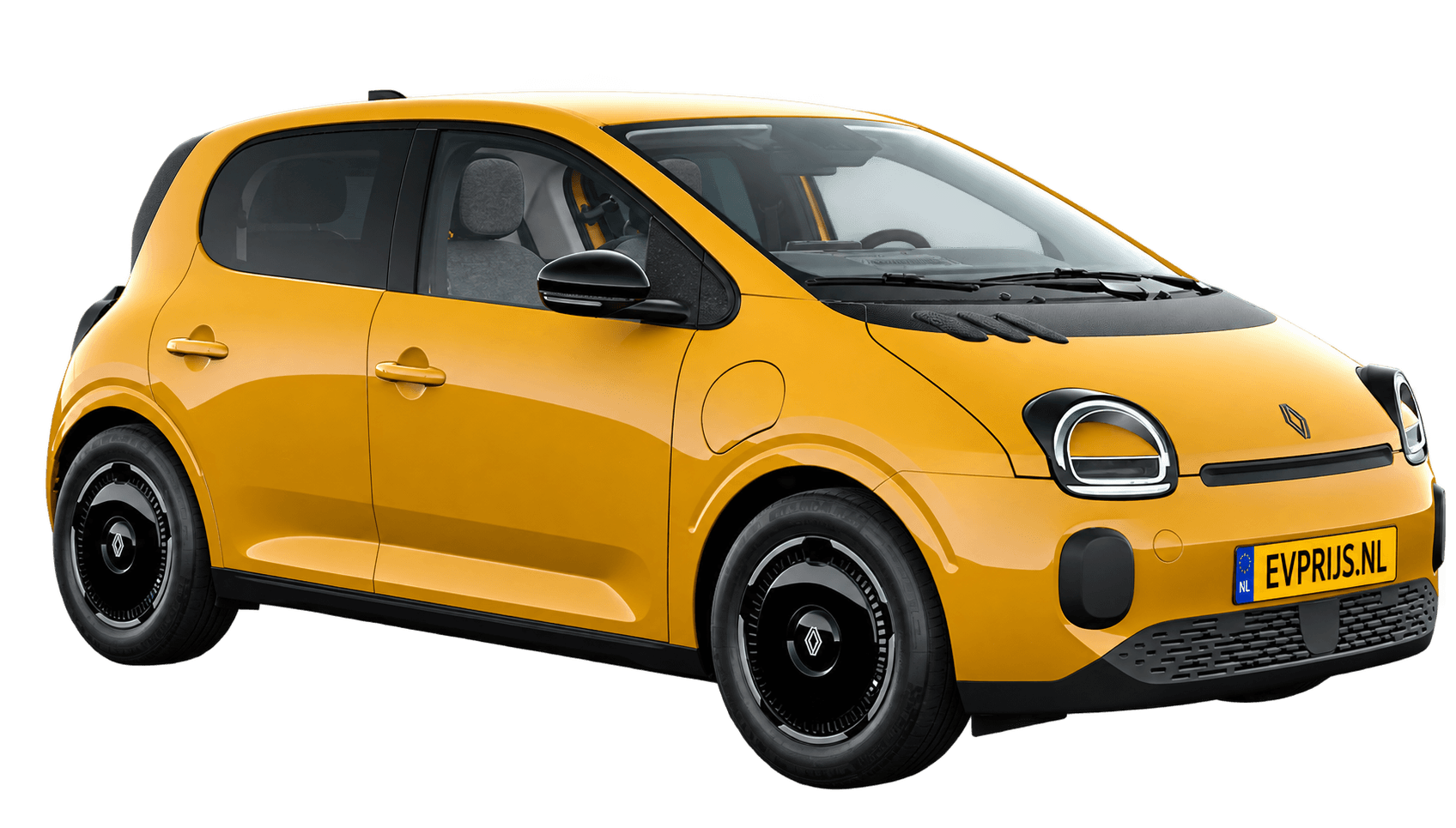 AI-bewerking van Nederlandse Renault-configurator: techno, jaune mango, Obsidian Flow-wielen, beeld 2