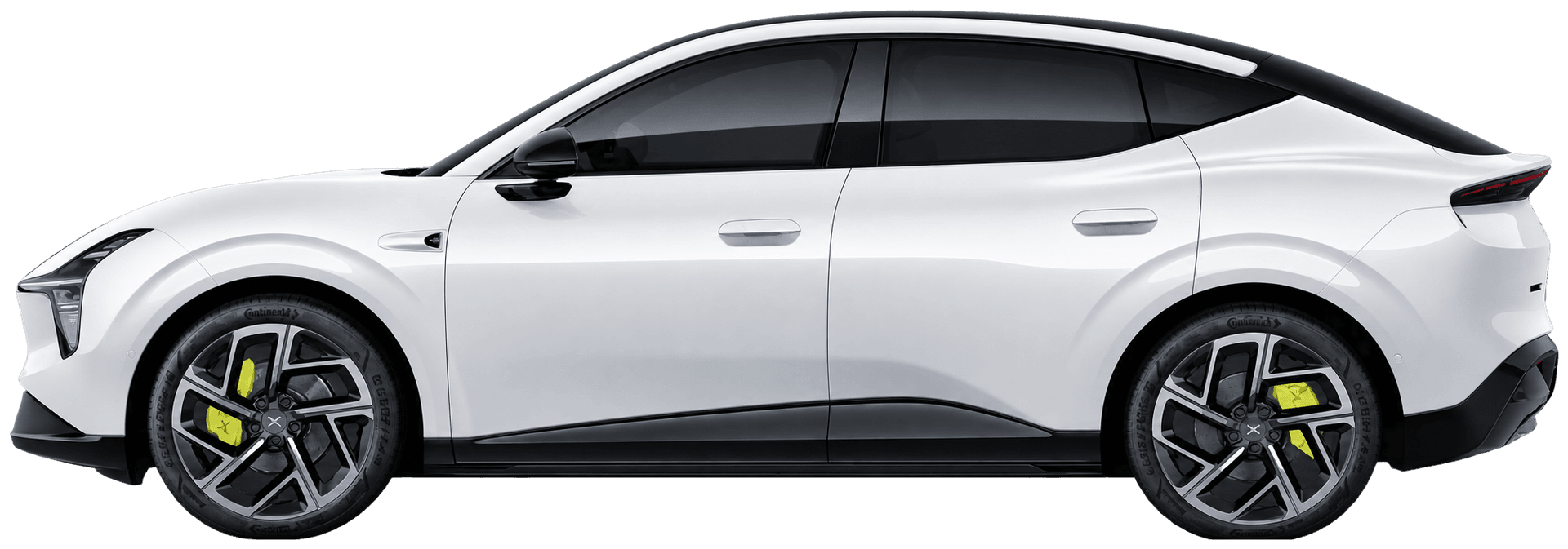 XPENG L03 in Arctic White · kleurkiezer Nederlandse modelpagina; AI-bewerking (vrijstaand); velgen en uitvoering kunnen afwijken, beeld 3